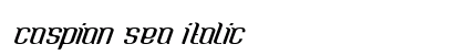 Caspian Sea Italic Font Caspian Sea Italic Font Preview