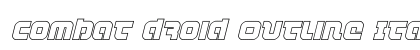Combat Droid Outline Italic Outline Italic Font Preview