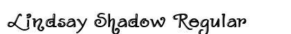 Lindsay Shadow Regular Font Preview