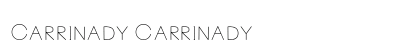 Carrinady Carrinady (OpenType) Font Preview