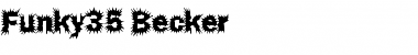 Funky35 Becker Regular Font