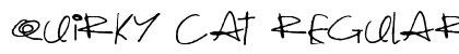 Quirky Cat Regular Font Preview
