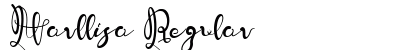 Warllisa Regular Font Preview Warllisa Regular Font Preview