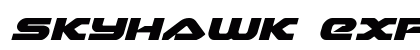 Skyhawk Expanded Italic Expanded Italic preview
