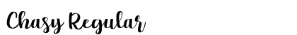 Chasy Regular Font Preview