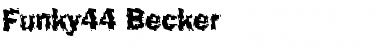 Funky44 Becker Regular Font