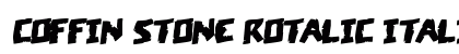 Coffin Stone Rotalic Italic