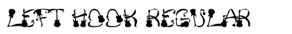 Left Hook Regular Font Preview