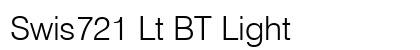 Swis721 Lt BT Light font free download