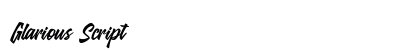 Glarious Script preview