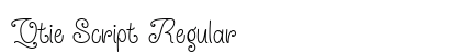 Qtie Script Regular