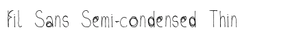 Fil Sans Semi-condensed Thin preview