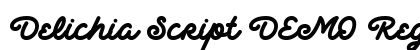Delichia Script DEMO Regular Font Preview