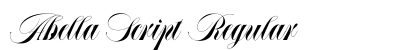 Abella Script Regular font free download