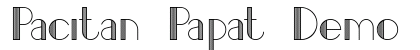Pacitan Papat Demo Regular Font Preview Pacitan Papat Demo Regular Font Preview