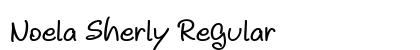 Noela Sherly Regular Font Preview