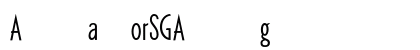 AviatorSGA Light Font Preview