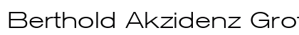 Berthold Akzidenz Grotesk BE Regular preview