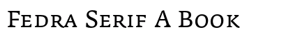 Fedra Serif A Book Preview