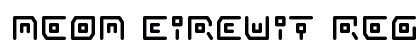 Neon Circuit Regular Font Preview