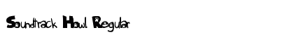 Soundtrack Howl Regular Font Preview
