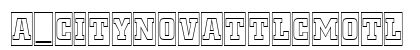 a_CityNovaTtlCmOtl Regular Font Preview