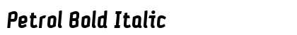 Petrol Bold Italic preview