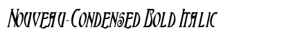 Nouveau-Condensed Bold Italic preview Nouveau-Condensed Bold Italic preview