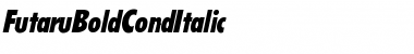 FutaruBoldCondItalic Regular Font