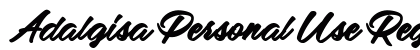 Adalgisa Personal Use Regular preview