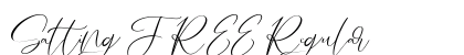 Salting FREE Regular Font Preview