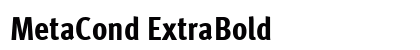 MetaCond ExtraBold preview