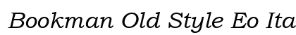 Bookman Old Style Eo Italic Font Preview