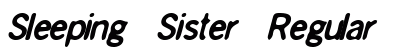 Sleeping Sister Regular Font Preview