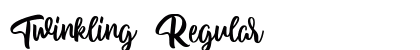 Twinkling Regular preview Twinkling Regular preview