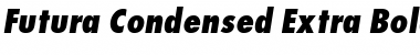 Download Futura Condensed Extra Bold Font