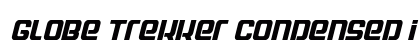 Globe Trekker Condensed Italic Condensed Italic Font Preview