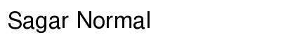 Sagar Normal Font Preview