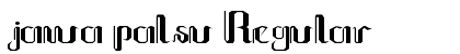 jawa palsu Regular Font Preview
