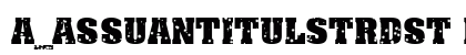 a_AssuanTitulStrDst Bold preview