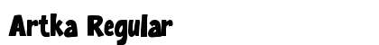Artka Regular Font Artka Regular Font Preview