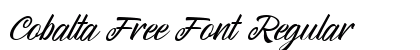 Cobalta Free Font Regular