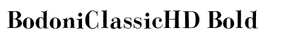 BodoniClassicHD Bold Preview