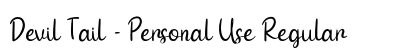 Devil Tail - Personal Use Regular preview