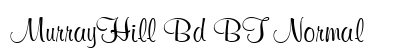 MurrayHill Bd BT Normal Font Preview