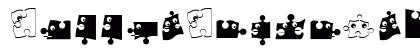 PuzzleParts Regular Font Preview