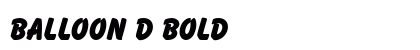 Balloon D Bold preview Balloon D Bold preview