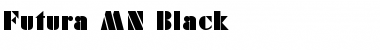 Futura MN Black Font