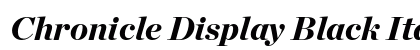 Chronicle Display Black Italic preview