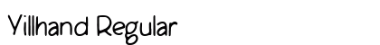Yillhand Regular Font Preview Yillhand Regular Font Preview
